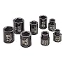 Ingersoll Rand SK3M8 3 8 Drive 8 Piece Metric Standard Impact Socket Set