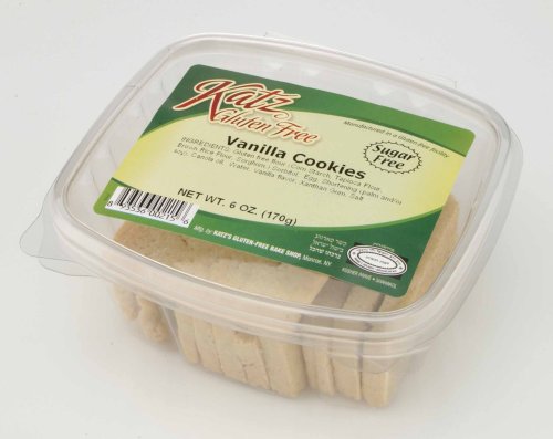 Katz Gluten Free Sugar Free Vanilla Cookies 6 Oz. (Kosher).