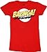 Ripple Junction Big Bang Theory Bazinga Junior T-Shirt Medium Red