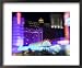 Neon Sign, Bally's Casino, Las Vegas, Nevada, USA Framed Art Poster Print by Walter Bibikow, 22x18