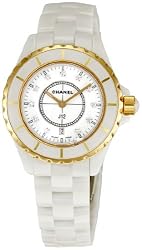Chanel Men's H2181 J12 White Dial Watch