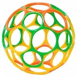 遊び広がる魔法のボール ボーネルンド ベビートイ オーボール ミニ（緑／オレンジ／黄）の画像