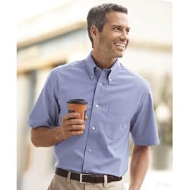 Eddie Bauer(エディー・バウアー) 半袖リンクルレジスタントオックスフォードシャツ