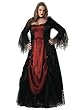 Plus Size Sorceress Gown Gothic Theatre Costumes Vampire Vampiress Costume