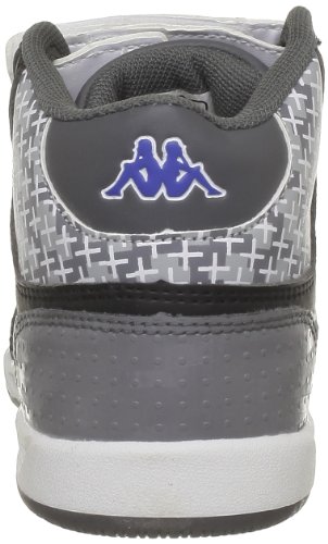 Kappa Skom, Chaussures montantes garçon - Noir (Black/Dk Grey/White/Blue), 28 EU