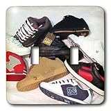 Review 3dRose LLC  / Skate Boarding - Skateboard Shoes - Light Switch Covers - double toggle switch