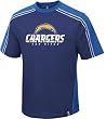 San Diego Chargers Navy Upgrade Short Sleeve Crew