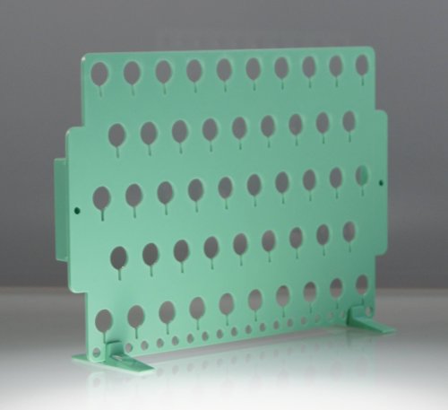 Wall Mount Earring Holder Storage Rack Hanging Jewelry Organizer Display (Earring Angel Green Acrylic)