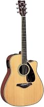 Yamaha FGX720SCA - Natural Finish 6-string Acoustic/Electric Cutaway Guitar