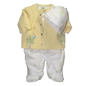 Silly Safari Footie, Jacket, & Cap Set by Little Me