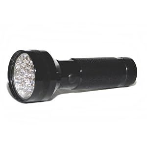 Keystone 28BK 28-LED Super Bright Aluminum Flashlight with Batteries, Black by 