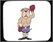 boxer39 - Decorated Mouse Pad with animal dog boxer