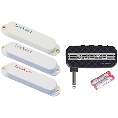 Lace Sensor 21063WH Value Pack Pickups - Blue, Silver, Red with Headphone Amp