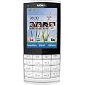 Nokia X3-02i Handy (6,1 cm (2,4 Zoll) Display, 5 Megapixel Kamera, Touch and Type) wei�/silber