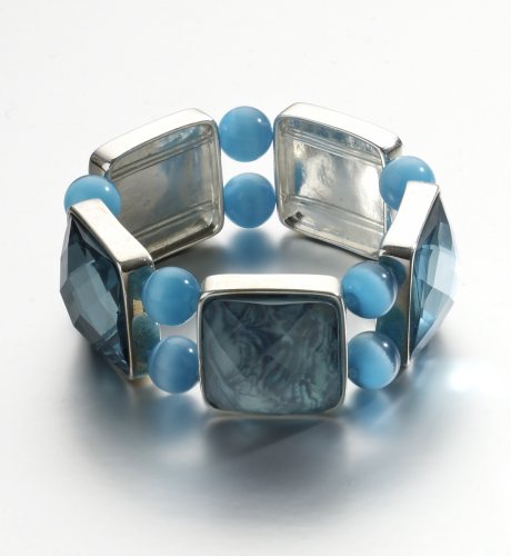 Square Enamel Stone Bracelet
