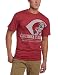 MLB Men's Cincinnati Reds Submariner Short Sleeve Basic Tee (Cardinal Heather, X-Large)