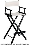 Director's Bar Stool Frame 30h Black