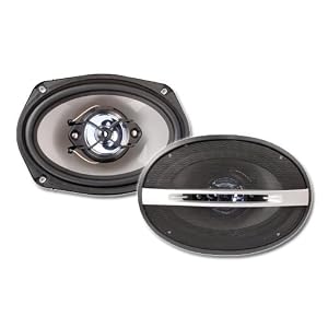 Naxa NX-775 1000 Watt Pair 6x9 Inch 4-Way Coaxial Car Stereo Speakers