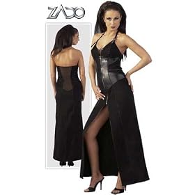 Leder Kleid lang M 20004581030