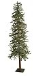 7' Pre-Lit Frosted Alpine Artificial Christmas Tree - Multi Lights