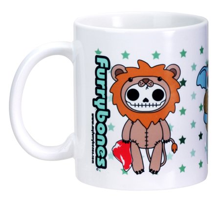 Furry Bones Skull Jungle Trio Tea Coffee Mug Cup