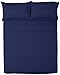 Amazon Basics 400 Thread Count Sheet Set, Full, Navy