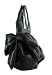 XOXO Beau Vinyl Tote Handbag Purse in Black