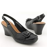 Clarks Lime Womens Slingback Wedge Shoes