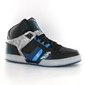 Osiris Nyc 83 Black Blue Leather Mens Trainers