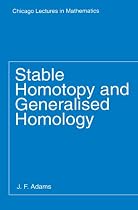 Stable Homotopy and Generalised Homology