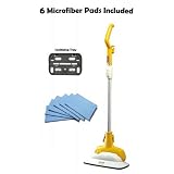 Haan FS-20+ Steam Cleaning Floor Sanitizer, with Sanitizing Tray For carpets, and 6 Microfiber Pads
