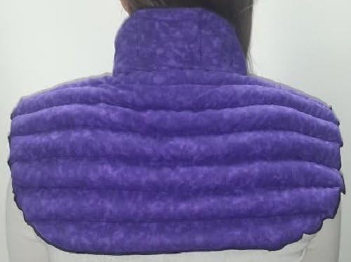 Large Purple Kozy Collar Microwave Non-Scented Hot/cold High Neck and Shoulder Wrap
