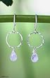 Moonstone earrings, 'Moonlit Solo' Moonstone earrings, 'Moonlit Solo'