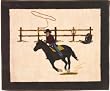 Wild West Cowboy Accent Floor Rug