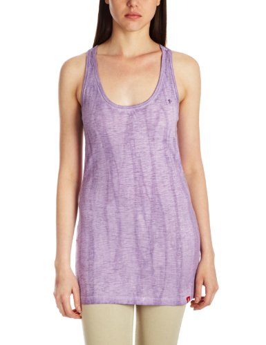 edc by ESPRIT Damen Top  031CC1K017, Gr. 42 (XL), Violett (514) Preisvergleich