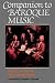 Books : Companion to Baroque Music