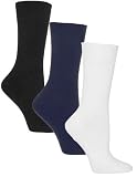 Sugar Free Sox Ladies Assorted 3 Pack Health Socks | Diabetic Socks