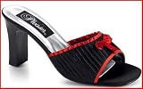 Womens Dress Shoes 3.25 High Heel Shoe Retro Satin