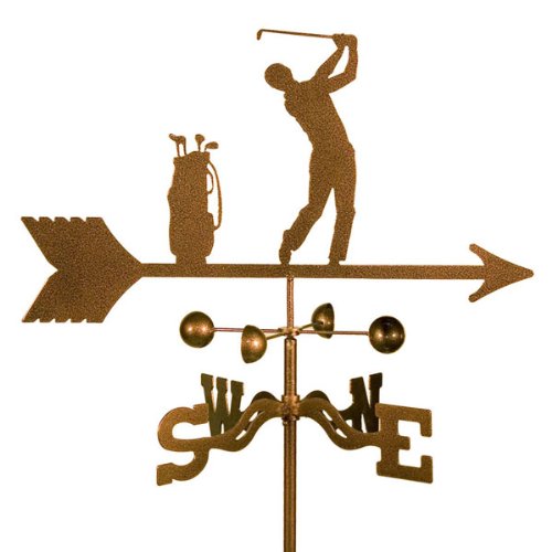 Golfer - Male Garden Stake Weathervane
