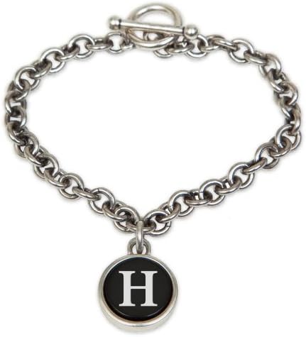 Monogram Bracelet with Keystroke Charm - H