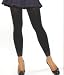Opaque Footless Tights With Lace Trim
