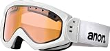 ANON Herren Schneebrille MAJESTIC PAINTED, WHITE/AMBER LENS, 233398