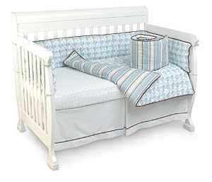 Boppy 3 Piece Organic Bedding Set, Elephant Parade