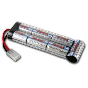 Best Combo: 2 pcs 8.4V 5000mAh Flat NiMH Battery Packs (Tamiya Connectors) with a 7.2-12V smart... by Tenergy