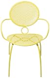 Alfresco Home Daisy Mesh Margarita Bistro Chairs - Green Apple - Set of Two