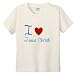 I LOVE JESUS BLUE - BigBoyMusic Youth Designs - White T-shirt