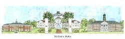Valdosta State University - Collegiate Scenes - 9 x 18 Inch