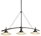 Oil Rubbed Bronze Three Light Chandelier