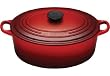 Le Creuset Enameled Cast-Iron 5-Quart Oval French Oven, Red