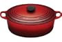 Le Creuset Enameled Cast-Iron 5-Quart Oval French Oven, Red
